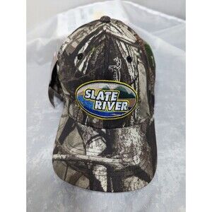 Slate River Camouflage Next Camo Hunting Fishing Strap Back Baseball Cap Hat
